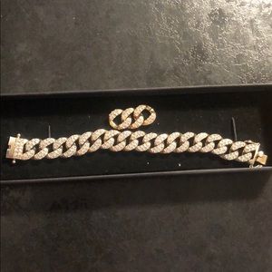 Cubic Zirconia Gold bracelet